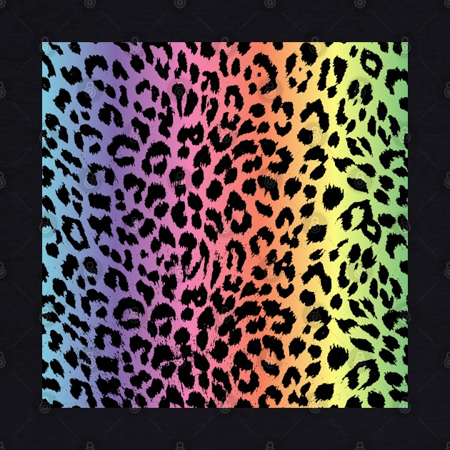 colorful leopard pattern by Eric Okore